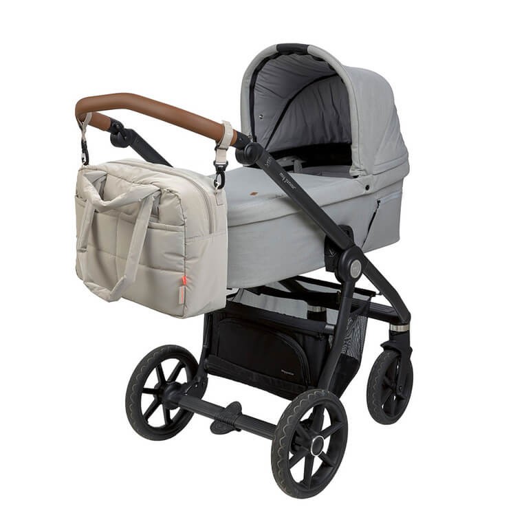 Torba dla mam z akcesoriami Everyday beige / Lassig Green Label