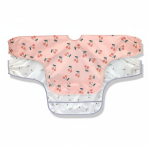 Zestaw śliniaków z długim rękawem 2szt. 6m+ Happy Fruits Cherry / Lassig