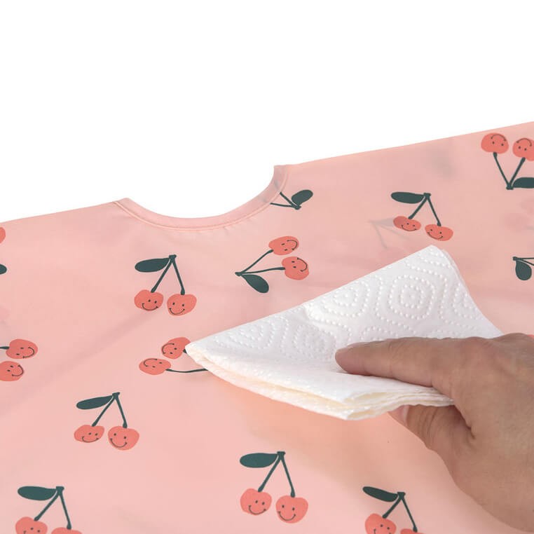 Zestaw śliniaków z długim rękawem 2szt. 6m+ Happy Fruits Cherry / Lassig