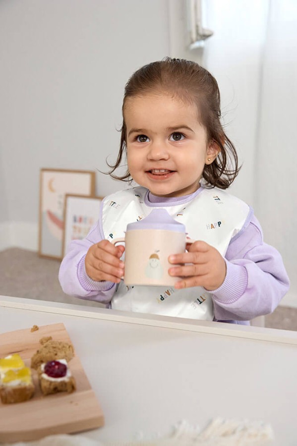 Zestaw śliniaków wodoodpornych 2szt. 6m+ Happy Fruits Cherry / Lassig