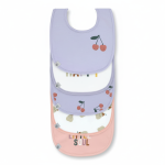 Zestaw śliniaków bawełnianych 5szt. 3m+ Happy Fruits Cherry / Lassig