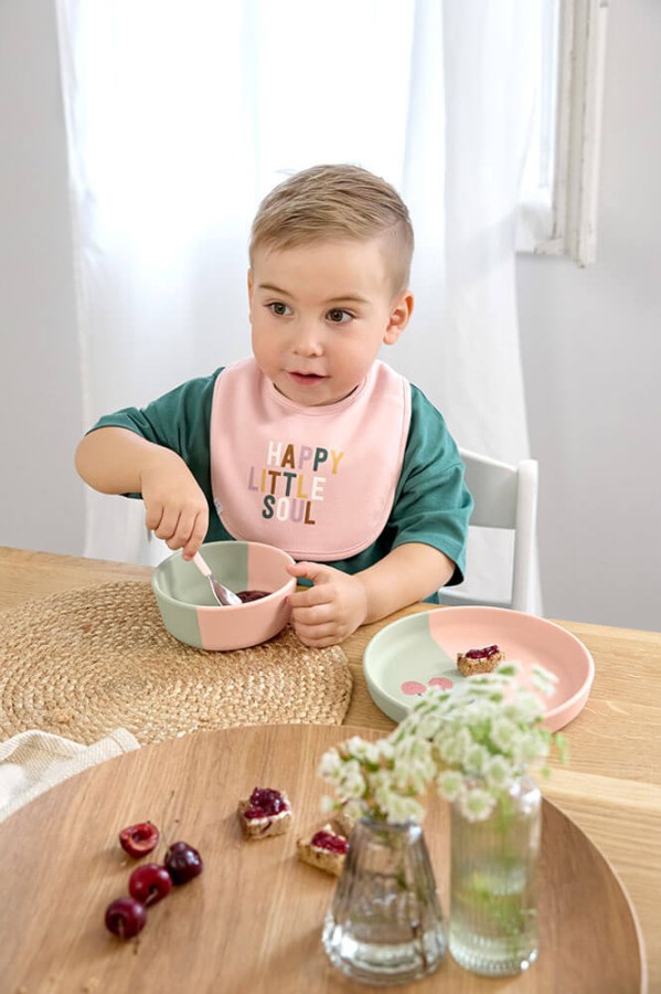 Zestaw śliniaków bawełnianych 5szt. 3m+ Happy Fruits Cherry / Lassig