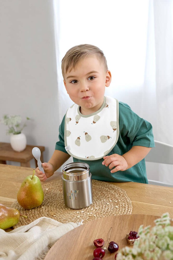 Zestaw śliniaków bawełnianych 5szt. 3m+ Happy Fruits Lemon / Lassig