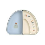 Zestaw silikonowych naczyń 3 el. Happy Fruit Lemon / Lassig