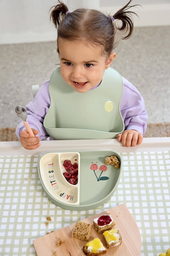 Zestaw silikonowych naczyń 3 el. Happy Fruit Lemon / Lassig