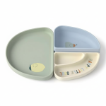 Zestaw silikonowych naczyń 3 el. Happy Fruit Lemon / Lassig