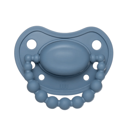 Smoczek pozycjonujący - Cloudy Blue / LUU Kids