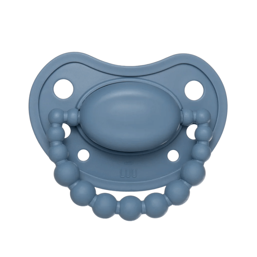 Smoczek pozycjonujący - Cloudy Blue / LUU Kids