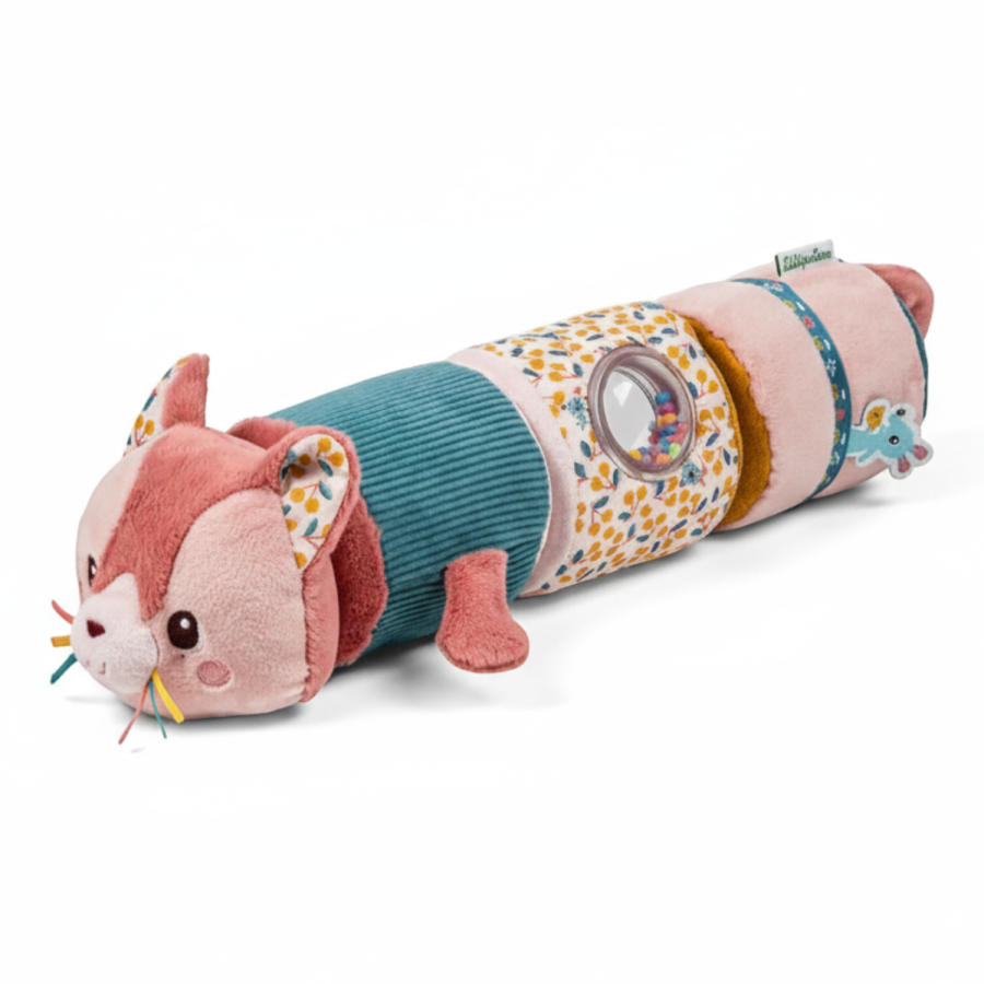 Wałek dźwiękowy 4-elementowy Kotka Jeanne 6 m+ / Lilliputiens