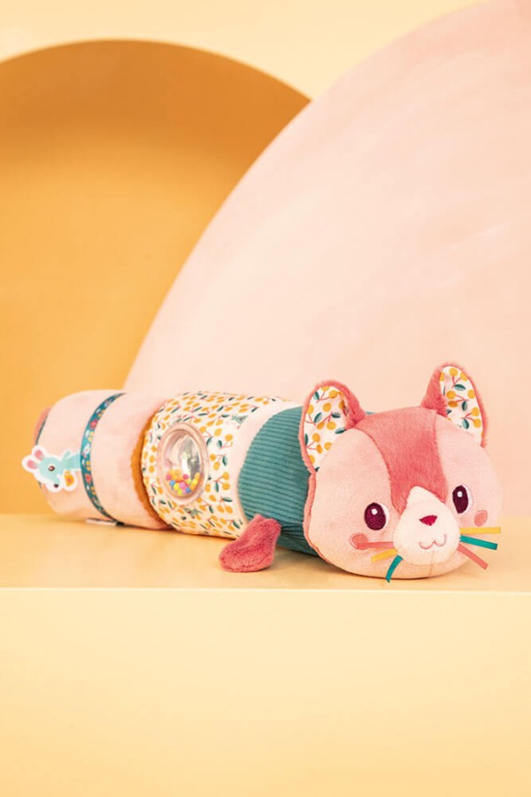 Wałek dźwiękowy 4-elementowy Kotka Jeanne 6 m+ / Lilliputiens