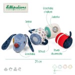 Wałek dźwiękowy 4-elementowy Piesek Jules 6 m+ / Lilliputiens
