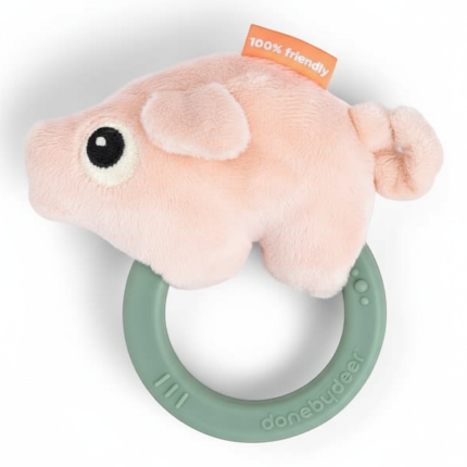 Grzechotka z gryzakiem Świnka Pigee / Done by Deer