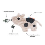 Kocyk przytulanka dla niemowlaka Krówka Dotti Sand / Done by Deer