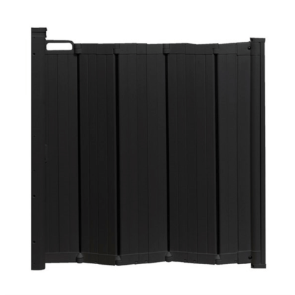 BabyDan Bramka ochronna ALMA, składana automatycznie - black / BabyDan