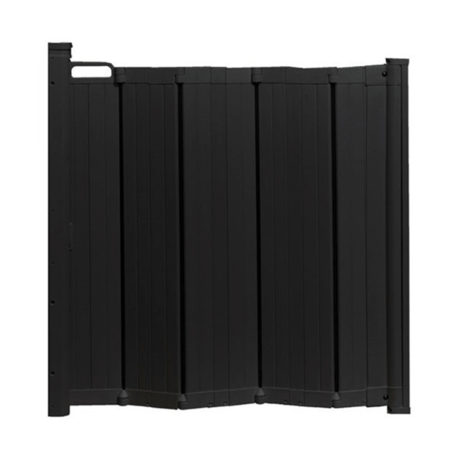 BabyDan Bramka ochronna ALMA, składana automatycznie - black / BabyDan