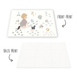 Dwustronna mata piankowa EEVAA 3w1 Numbers, Dots / Play&Go