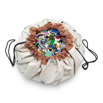 Worek na zabawki i mata do zabawy 2w1 - Veggie Numbers / Play&Go