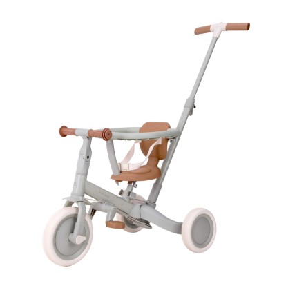 Rowerek trójkołowy 4w1 z rączką Green / Little Dutch