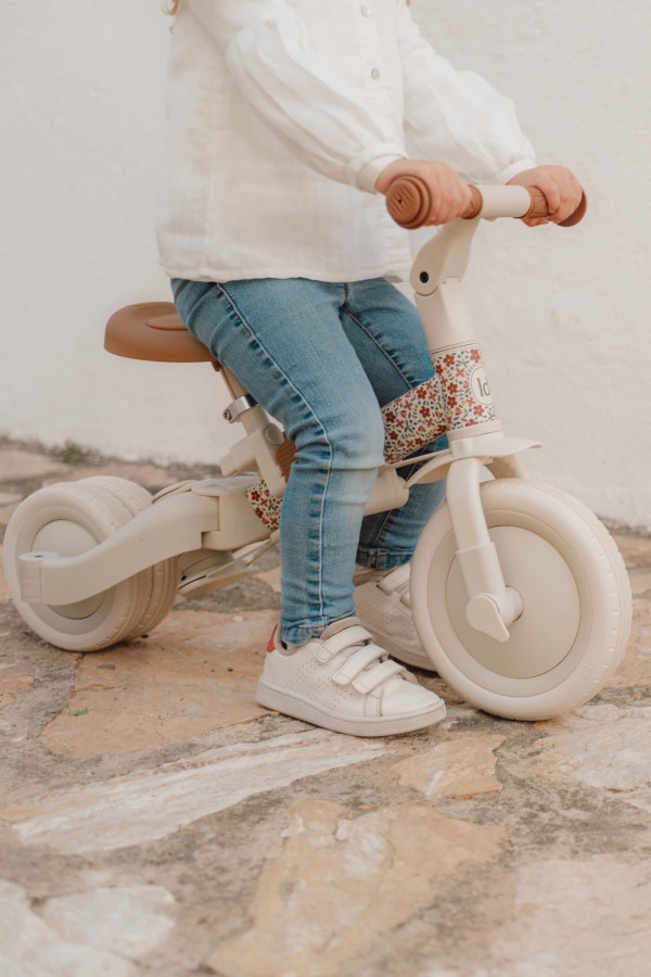 Rowerek trójkołowy 4w1 z rączką Sunny Flower / Little Dutch