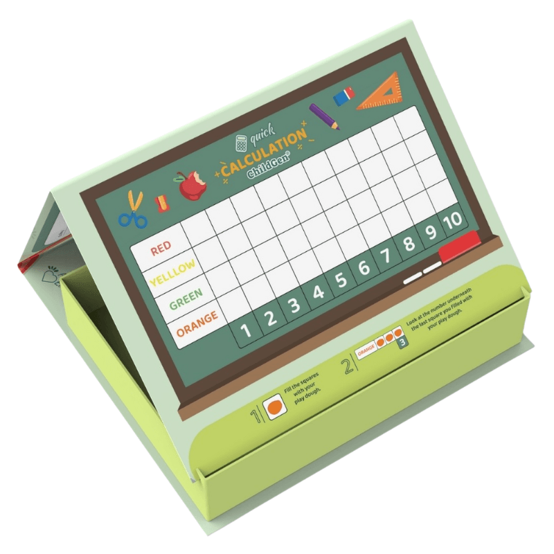 Zestaw kreatywny ALFABET, 100% naturalna ciastolina i akcesoria / ChildGen