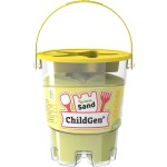 Piasek kinetyczny z foremką, 100% naturalny, 500g, kolor ŻÓŁTY / ChildGen