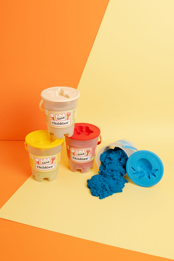 Piasek kinetyczny z foremką, 100% NATURALNY, 500g / ChildGen