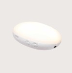 Moonie 2.0 CREAM - szumiący króliczek z lampką nocną Biały, Kremowe uszy