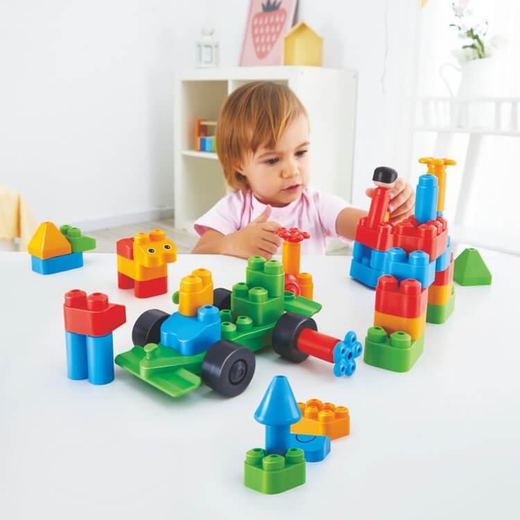 Klocki konstrukcyjne Miasto 50 el., 18m+ /  PolyM