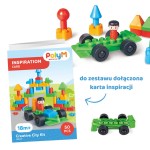 Klocki konstrukcyjne Miasto 50 el., 18m+ /  PolyM