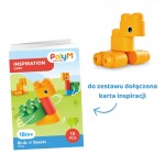 Klocki konstrukcyjne Ptaki i zwierzęta 13 el., 18m+ /  PolyM