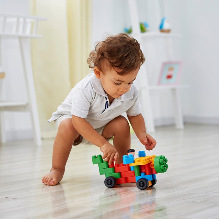 Klocki konstrukcyjne Kreatywny zestaw startowy 25 el., 18m+ /  PolyM