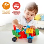 Klocki konstrukcyjne Kreatywny zestaw startowy 25 el., 18m+ /  PolyM