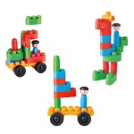 Klocki konstrukcyjne Kreatywny zestaw startowy 25 el., 18m+ /  PolyM