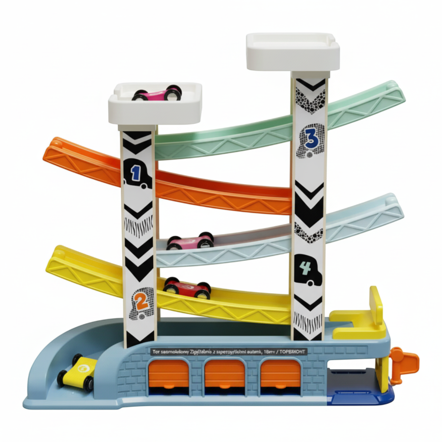Tor samochodowy Zjeżdżalnia z superszybkimi autami, 18m+ / TOPBRIGHT
