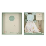 Zestaw prezentowy 2w1 Myszka (komforter + naszyjnik dzwoneczek ciążowy Bola) Petites Chansons / Kaloo