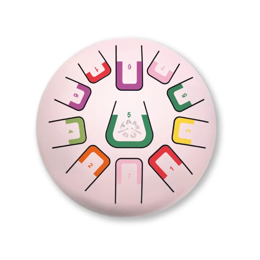 Bębenek językowy Tambu śr. 20cm - Coral Reef / Juegaconmigo