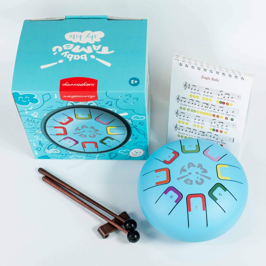 Bębenek językowy Baby Tambu śr. 15cm - Sky Kite / Juegaconmigo