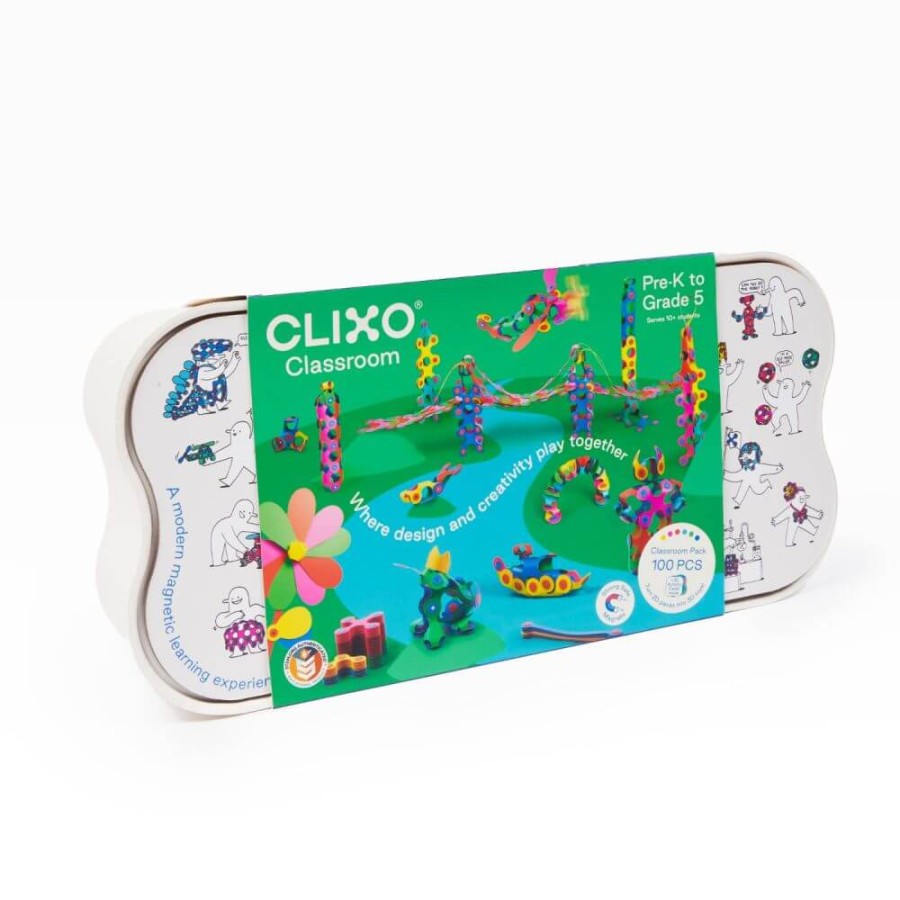 Układanka magnetyczna CLIXO Classroom Pack, 100 elementów / CLIXO