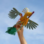 Układanka magnetyczna CLIXO Tropikalne ptaki z lasu deszczowego, 22 elementy / CLIXO