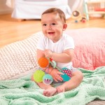 Sounds So Squeezy – gryzak z piłeczkami sensorycznymi / B.Toys