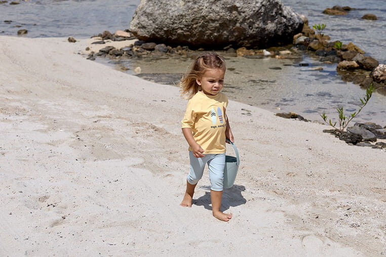 Koszulka z filtrem UV60 z krótkim rękawem Splash & Fun Deski surfingowe vanilla / Lassig