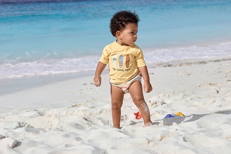 Koszulka z filtrem UV60 z krótkim rękawem Splash & Fun Deski surfingowe vanilla / Lassig