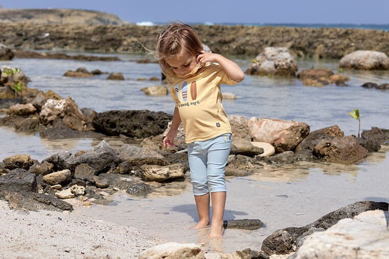 Koszulka z filtrem UV60 z krótkim rękawem Splash & Fun Deski surfingowe vanilla / Lassig