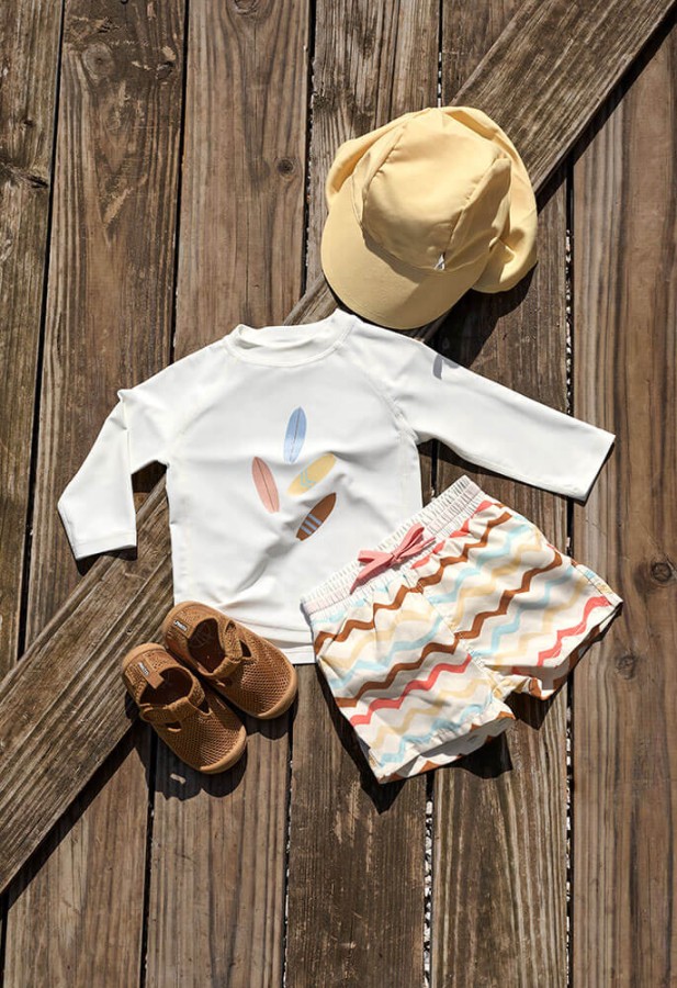 Koszulka z filtrem UV60 z długim rękawem Splash & Fun Deski surfingowe salt / Lassig