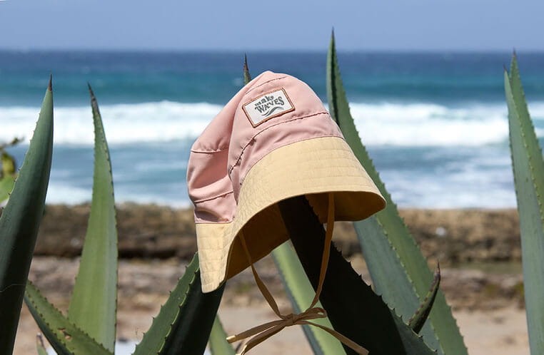 Kapelusz rybacki z filtrem UV80 Splash & Fun vanilla, peach / Lassig