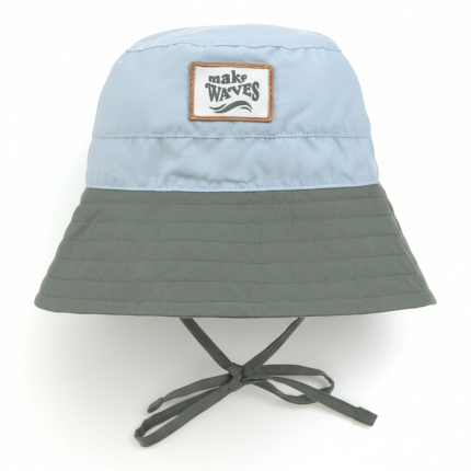 Kapelusz rybacki z filtrem UV80 Splash & Fun sky blue, deep olive / Lassig