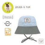 Kapelusz rybacki z filtrem UV80 Splash & Fun sky blue, deep olive / Lassig