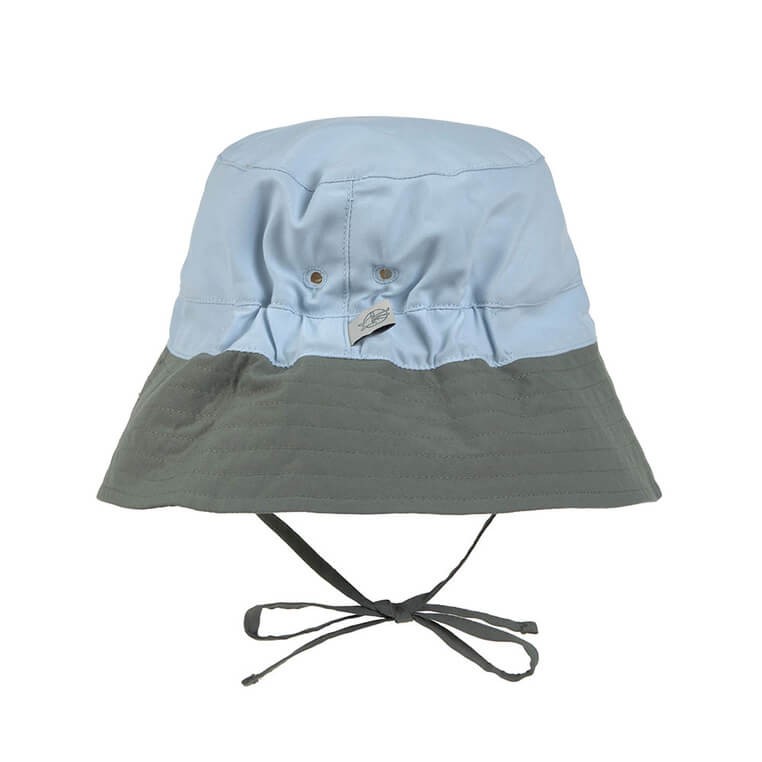 Kapelusz rybacki z filtrem UV80 Splash & Fun sky blue, deep olive / Lassig