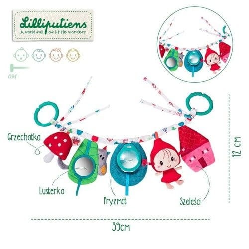 Wielofunkcyjny łańcuch do wózka Czerwony Kapturek 3 m+ / Lilliputiens