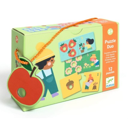 Puzzle duo łączenie liczb / Djeco